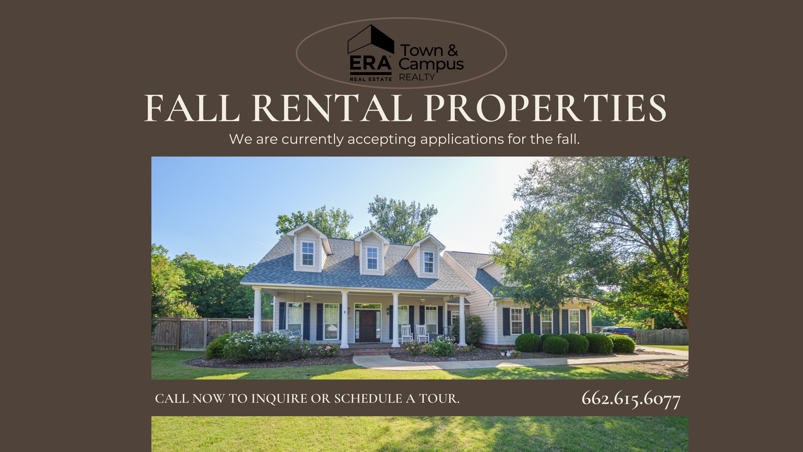 Dark Brown Property Rental Demand Facebook Post (Youtube Banner)